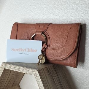 SEE BY CHLOÉ Hana Long Wallet • EUC • Pushy Pink